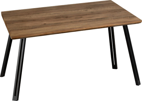 Quebec Medium Straight Edge Dining Table - Seconique