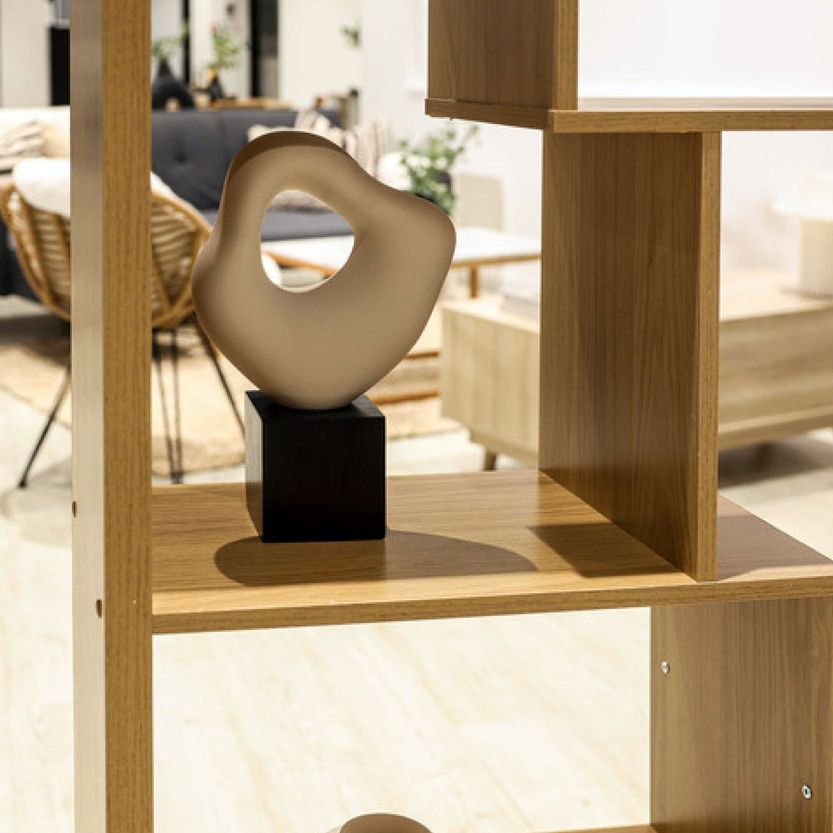 Quebec Oak Bookcase/Display Unit - LPD