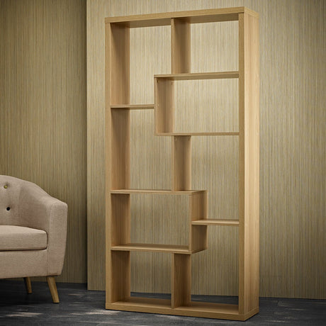 Quebec Oak Bookcase/Display Unit - LPD