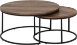 Quebec Round Nesting Coffee Table Set - Seconique