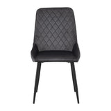 Quebec Straight Edge Dining Set with 4 Avery Chairs - Seconique