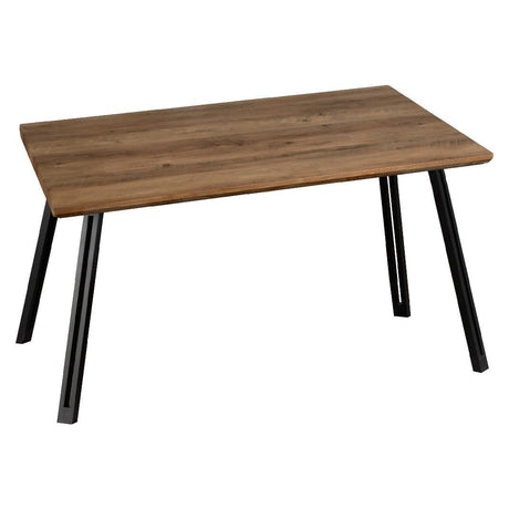 Quebec Straight Edge Dining Set with 4 Avery Chairs - Seconique