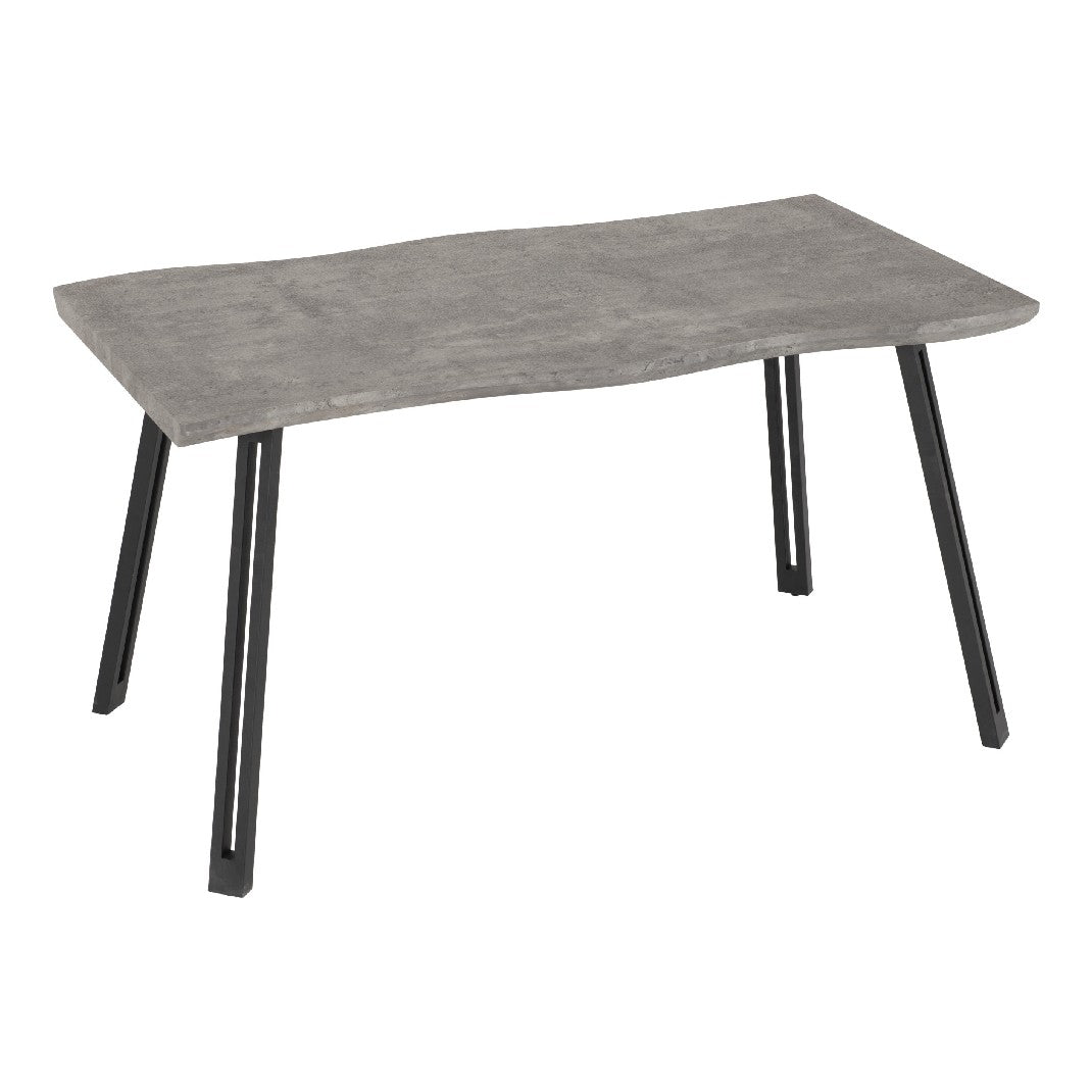 Quebec Wave Edge Dining Table Set with 4 Chairs - Seconique