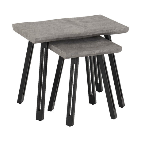 Quebec Wave Edge Nest of Tables - Seconique