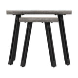 Quebec Wave Edge Nest of Tables - Seconique