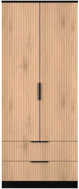 Java 2 Drawer 2 Door Double Wardrobe