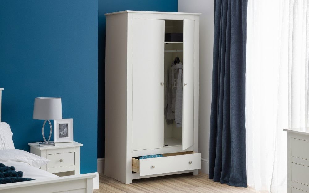 Radley 2 Door 1 Drawer Wardrobe - Julian Bowen