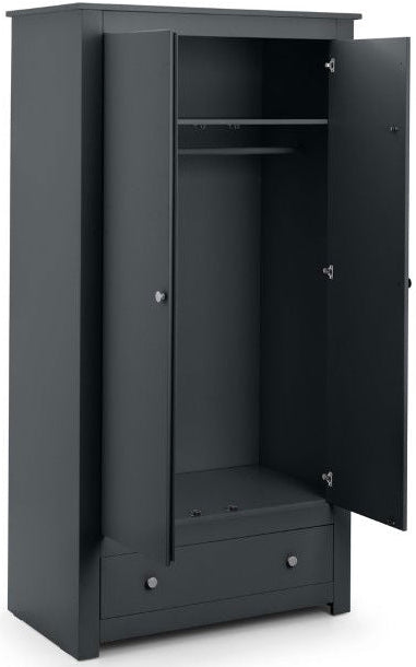 Radley 2 Door 1 Drawer Wardrobe - Julian Bowen
