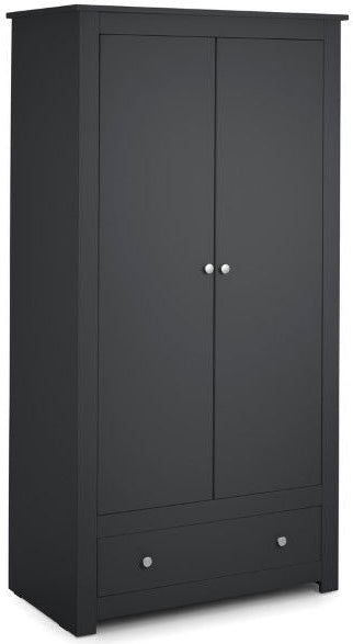 Radley 2 Door 1 Drawer Wardrobe - Julian Bowen