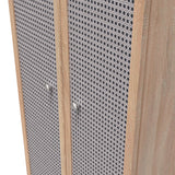 Rattan 2 Door Wardrobe - Welcome Furniture