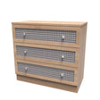 Rattan 3 Drawer Chest - Welcome Furniture