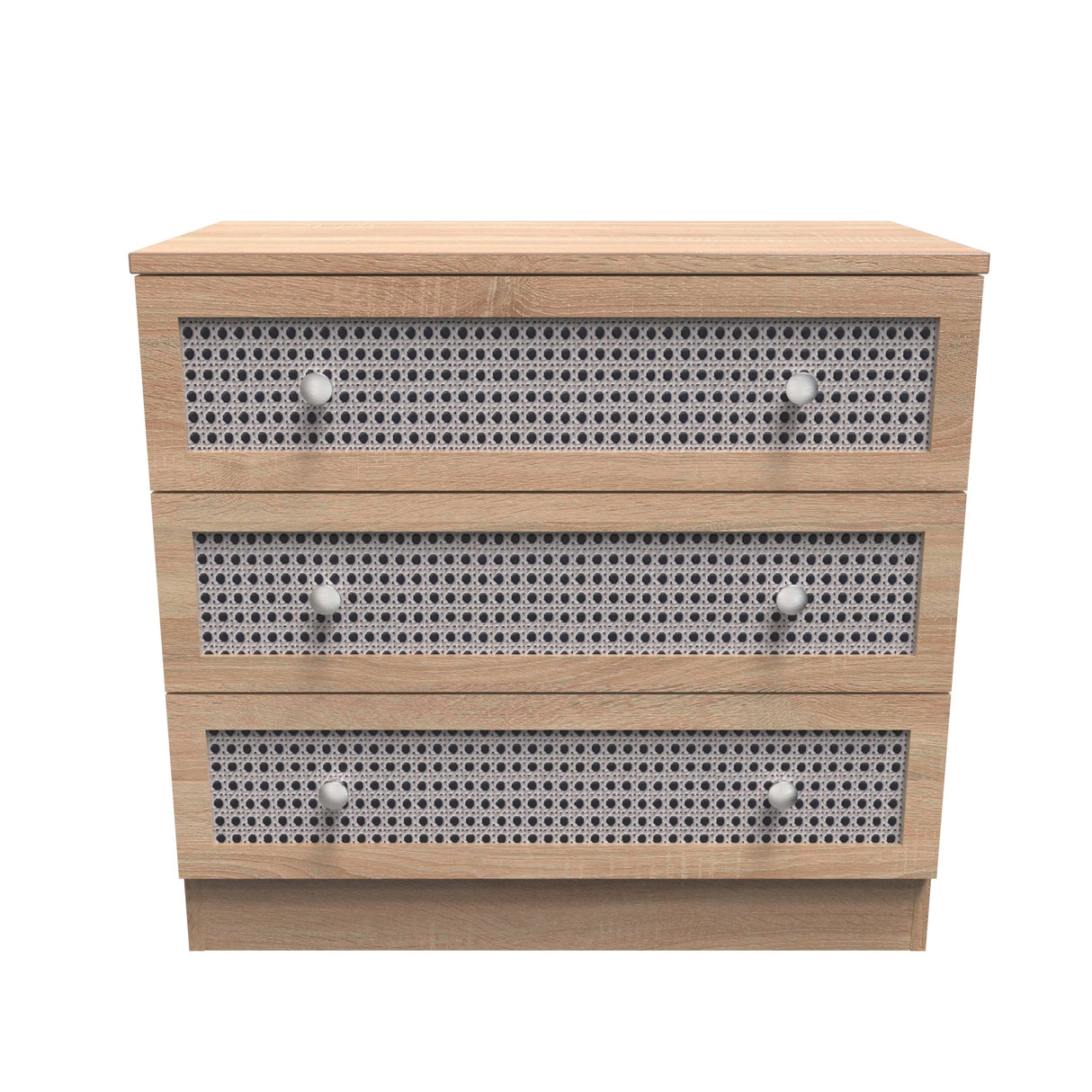 Rattan 3 Drawer Chest - Welcome Furniture