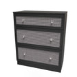Rattan 3 Drawer Deep Chest - Welcome Furniture