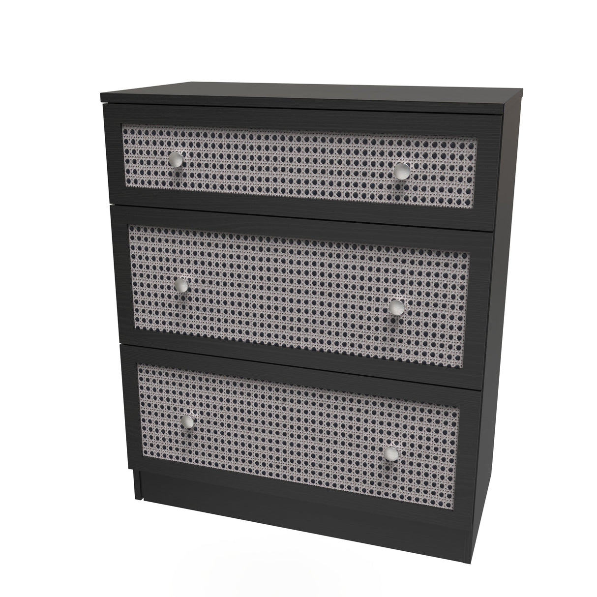 Rattan 3 Drawer Deep Chest - Welcome Furniture
