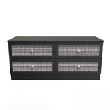 Rattan 4 Drawer Bed Box - Welcome Furniture