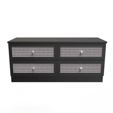 Rattan 4 Drawer Bed Box - Welcome Furniture