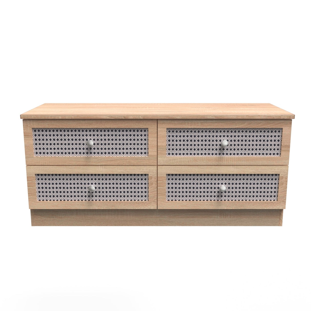 Rattan 4 Drawer Bed Box - Welcome Furniture