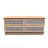 Rattan 4 Drawer Bed Box - Welcome Furniture