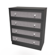 Rattan 4 Drawer Chest - Welcome Furniture