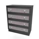 Rattan 4 Drawer Chest - Welcome Furniture