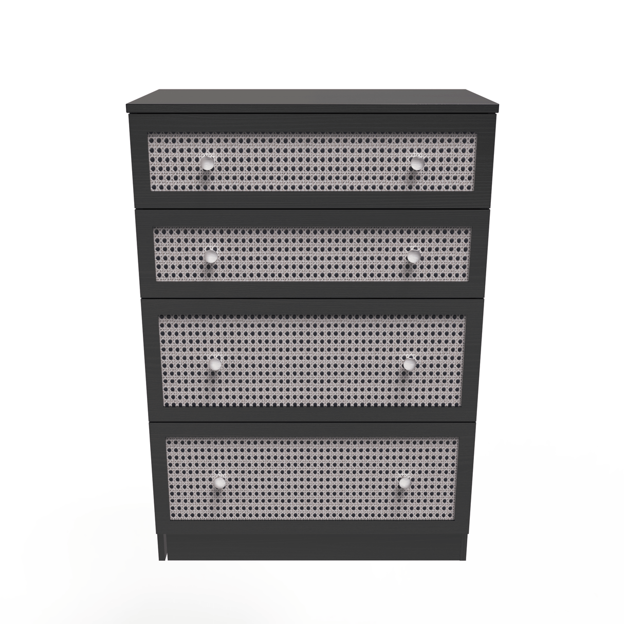 Rattan 4 Drawer Deep Chest - Welcome Furniture