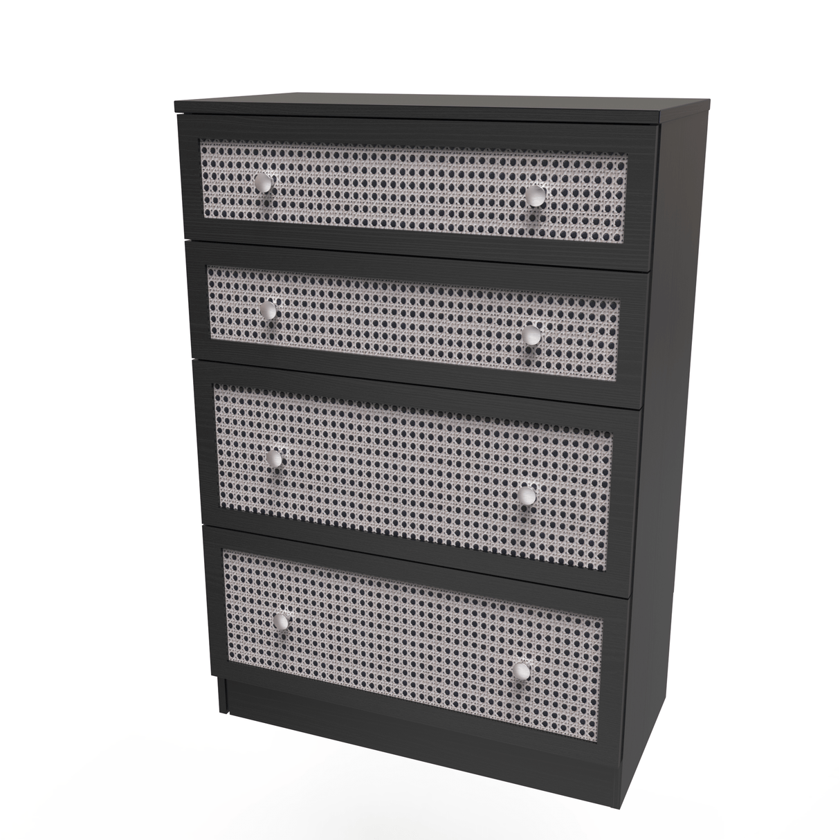 Rattan 4 Drawer Deep Chest - Welcome Furniture