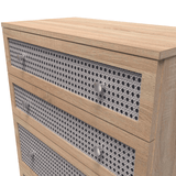 Rattan 4 Drawer Deep Chest - Welcome Furniture