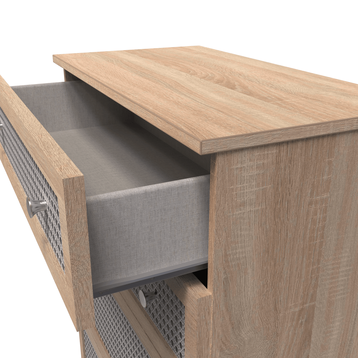Rattan 4 Drawer Deep Chest - Welcome Furniture