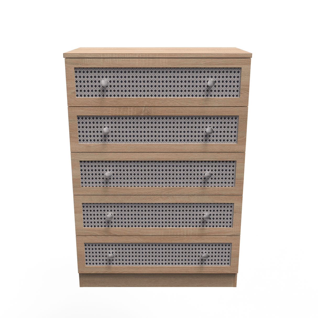 Rattan 5 Drawer Chest - Welcome Furniture