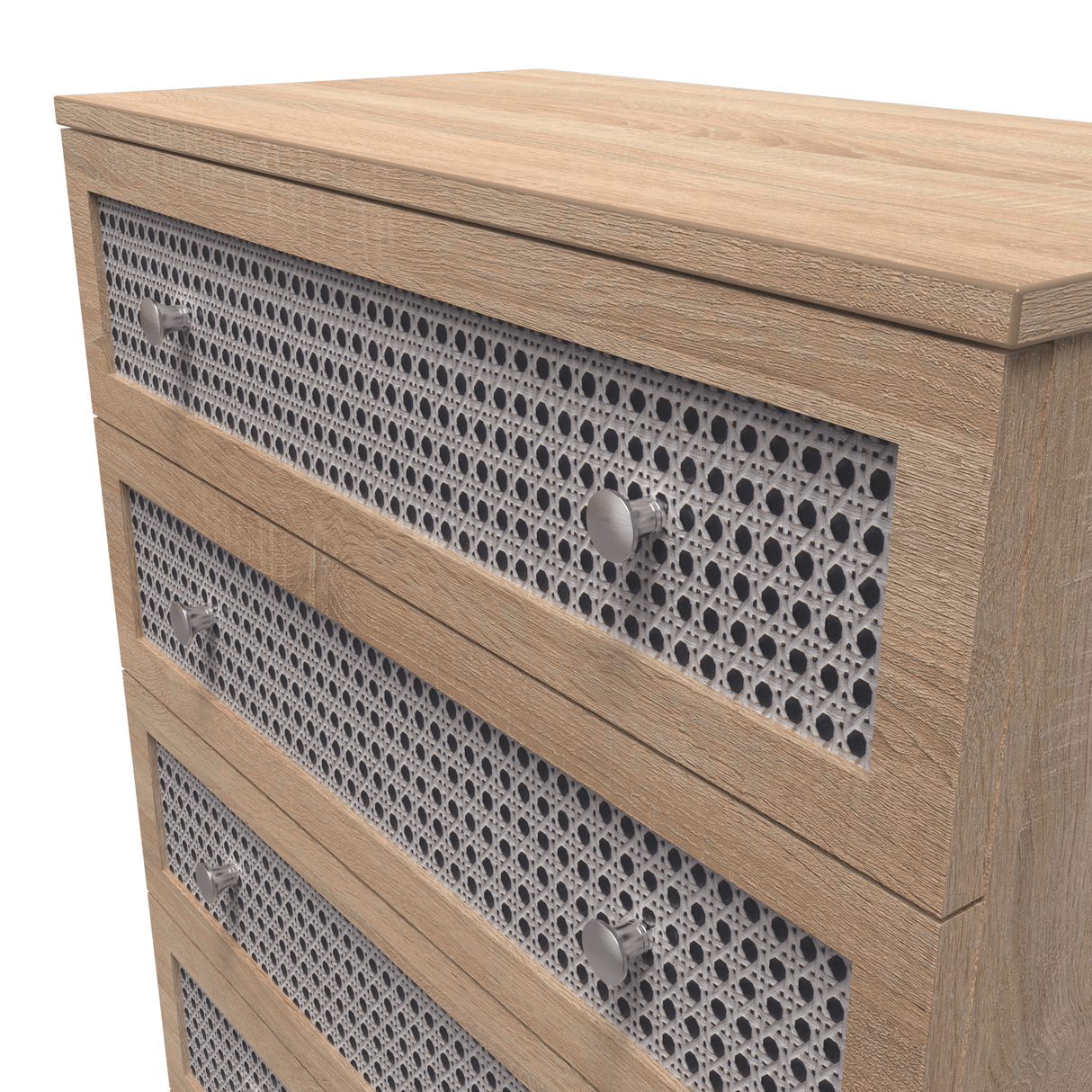 Rattan 5 Drawer Chest - Welcome Furniture