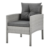 Rattan 5 Piece Garden Dining Table and Sofa Set - TGC