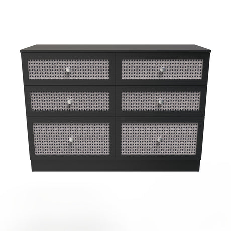 Rattan 6 Drawer Chest - Welcome Furniture
