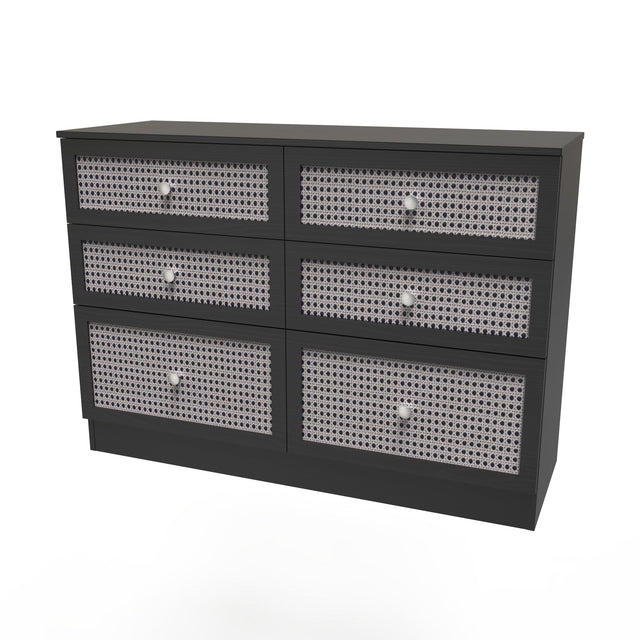 Rattan 6 Drawer Chest - Welcome Furniture