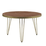 Reclaimed Wood Round Dining Table - Indian Hub
