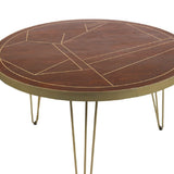 Reclaimed Wood Round Dining Table - Indian Hub