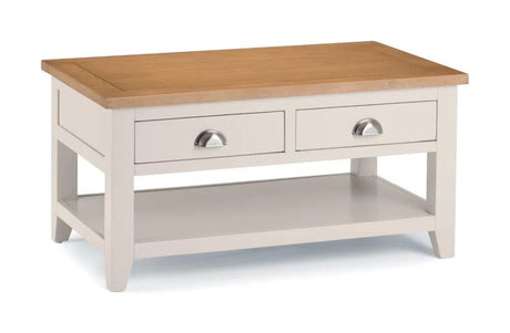 Richmond 2 Drawer Coffee Table - Julian Bowen