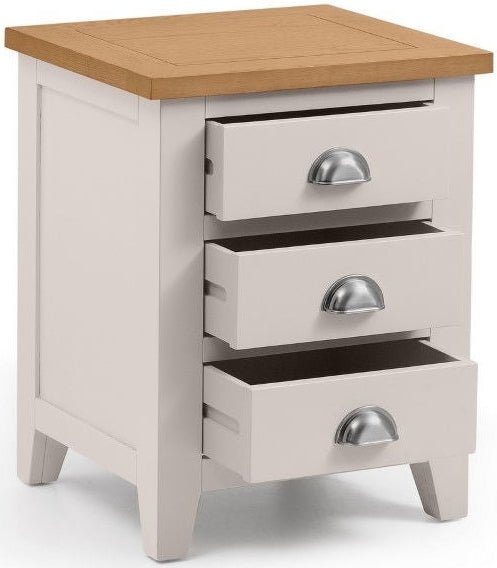 Richmond 3 Drawer Bedside - Julian Bowen