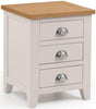 Richmond 3 Drawer Bedside - Julian Bowen