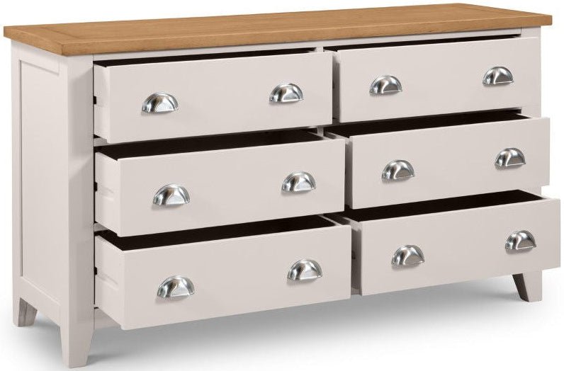 Richmond 6 Drawer Wide Chest - Julian Bowen
