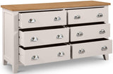 Richmond 6 Drawer Wide Chest - Julian Bowen