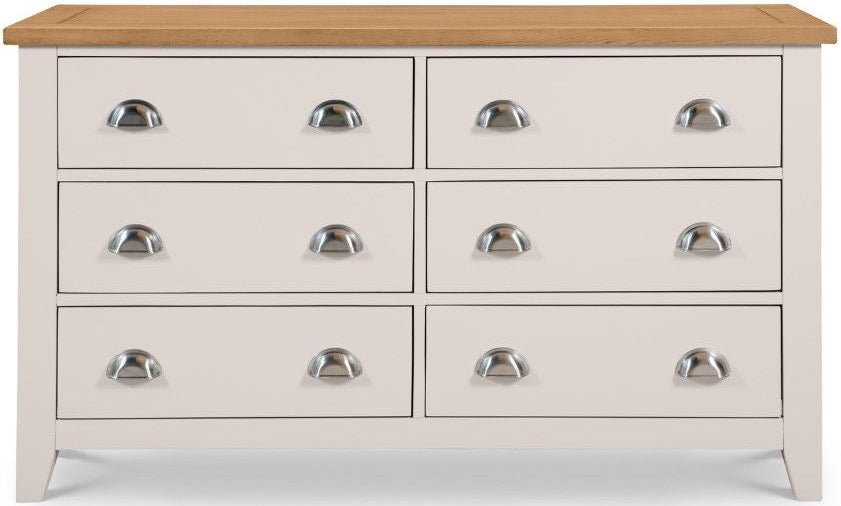 Richmond 6 Drawer Wide Chest - Julian Bowen