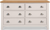 Richmond 6 Drawer Wide Chest - Julian Bowen