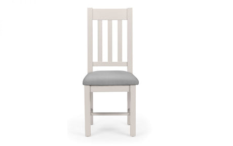 Richmond Pair of Elephant Grey Dining Chairs