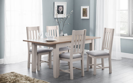 Richmond Elephant Grey Extending Dining Table