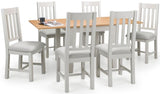 Richmond Flip - top Dining Table with 6 Chairs - Julian Bowen
