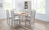 Richmond Flip - top Dining Table with 6 Chairs - Julian Bowen