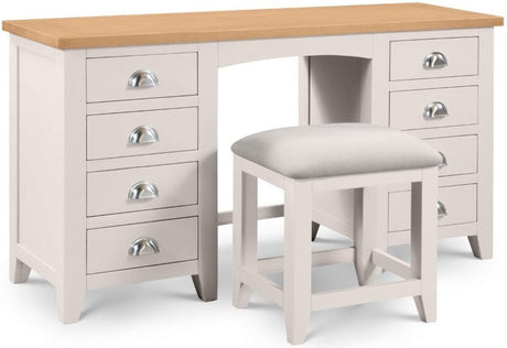 Richmond Twin Pedestal Dressing Table - Julian Bowen
