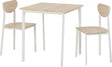 Riley Small Dining Table Set with 2 Chairs - Seconique