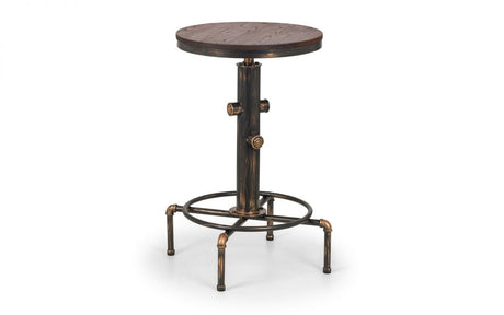 Rockport Pipework Bar Table - Julian Bowen