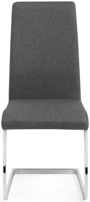Roma Fabric Cantilever Dining Chairs - Julian Bowen